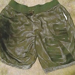 Nike  black/white under mesh shorts